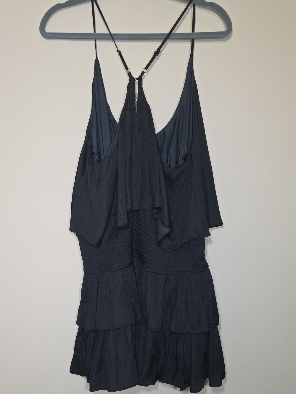 ee:some NWT Black Smocked Waist Romper Dress Boutique - Picture 9 of 9